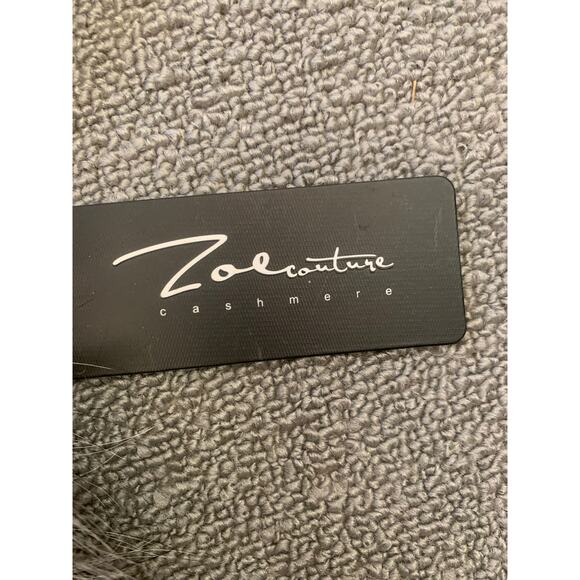 Zoe Couture Women One Size Blue Cashmere Gloves NWT - Picture 4 of 5